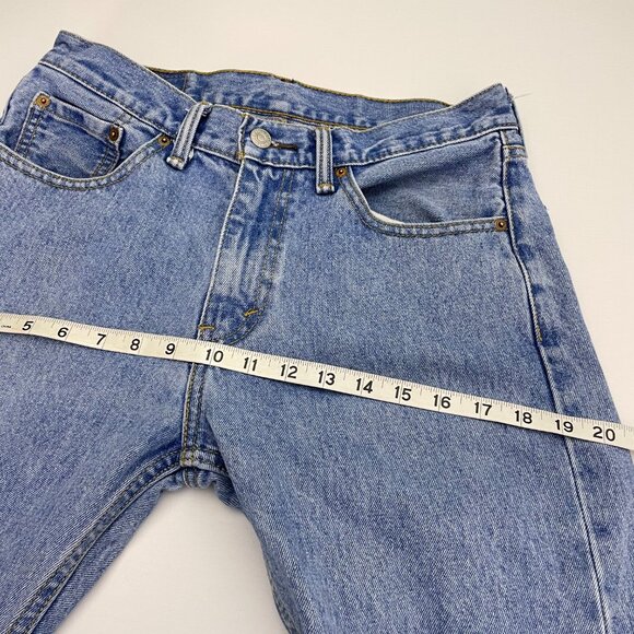 Levi's 505™ Straight Regular Fit Denim Jeans Men's 30x30 - Picture 12 of 15